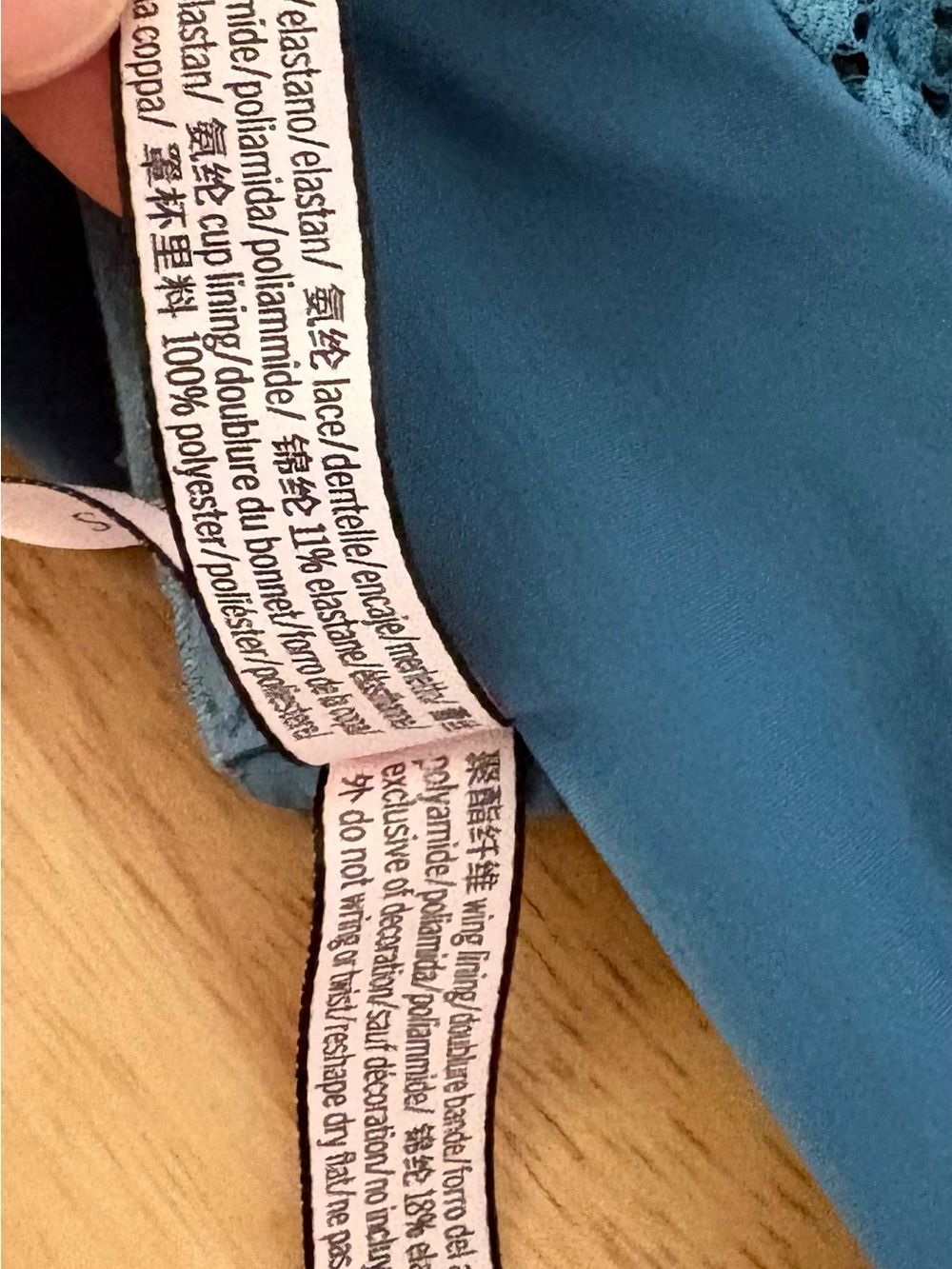 Victoria secret 38C Seamless aqua Lace-Back T-Shirt Bra - Women Intimates - Picture 6 of 8
